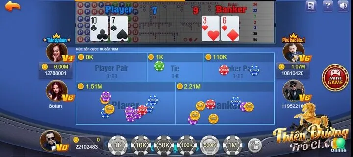 Tựa game Baccarat TDTC có gì đặc biệt?