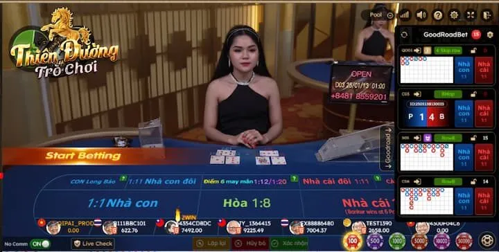 Baccarat tựa game yêu thích tại Dreaming Gaming TDTC