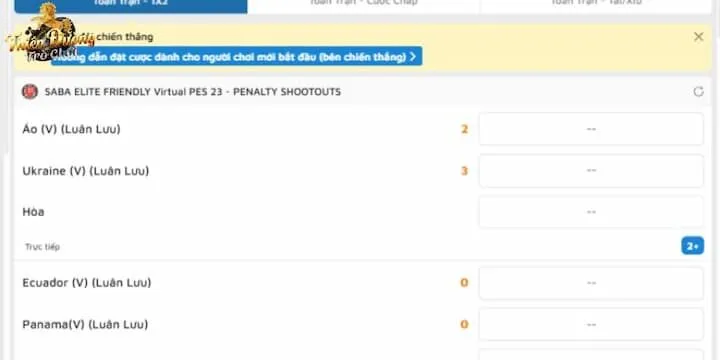 Sảnh chơi kèo thể thao TDTC nổi tiếng